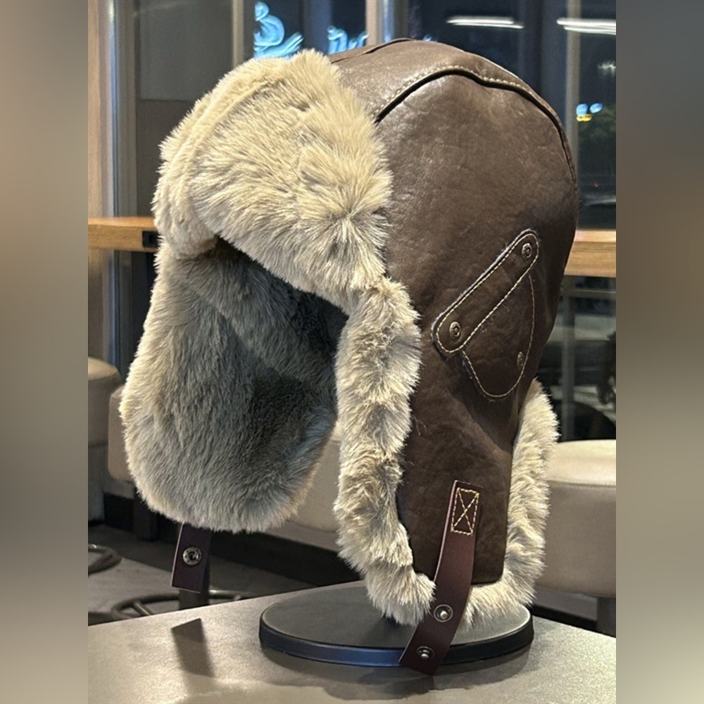 Warm Fuzzy Ear Flap Hat